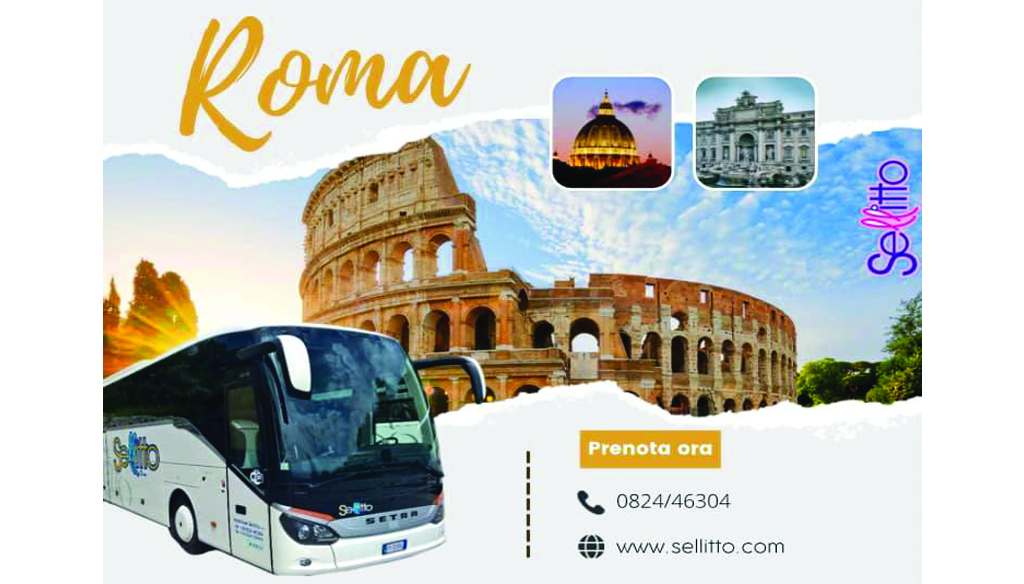 Autolinee Sellitto: 6 coppie di corse giornaliere per raggiungere Roma